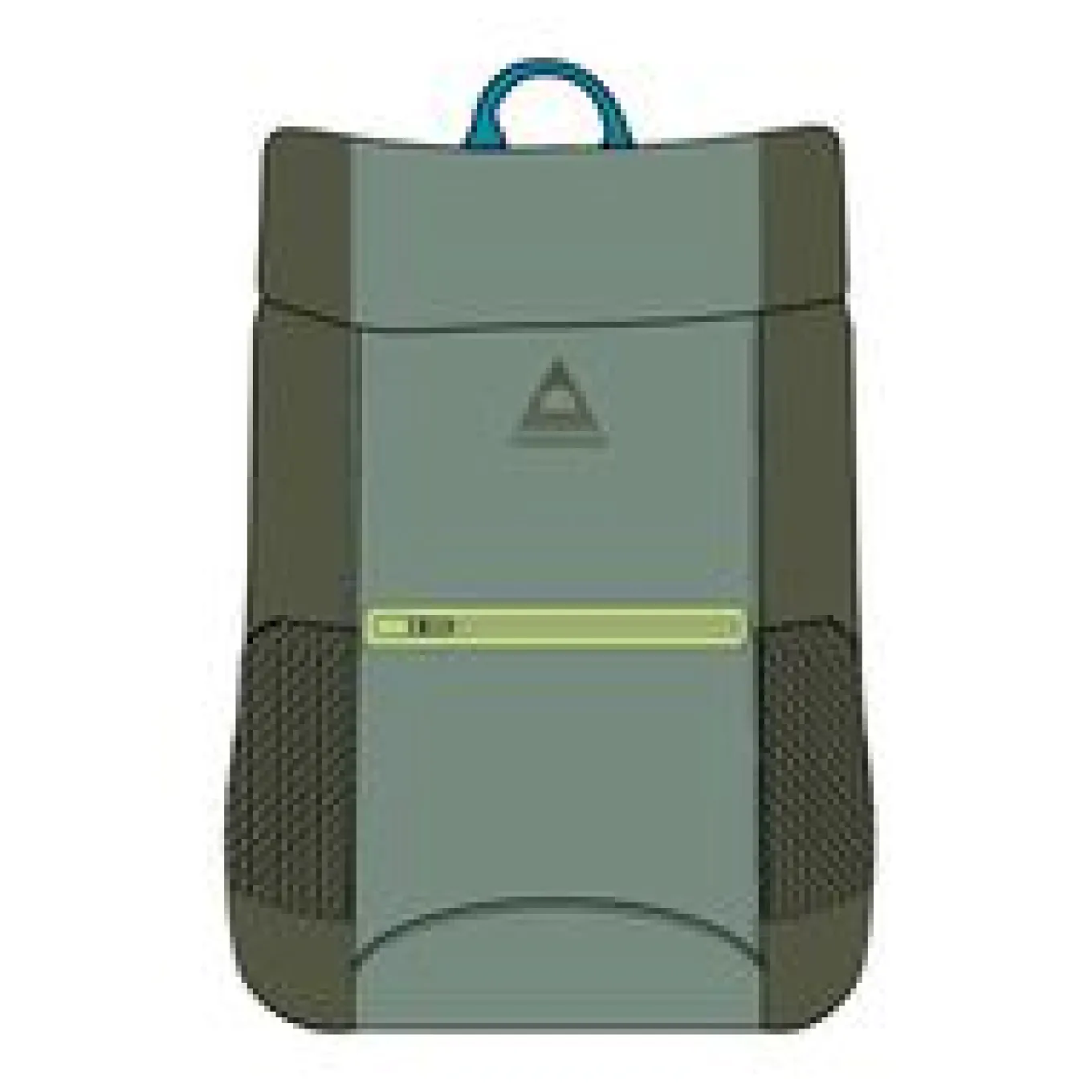 Trail Light Packbarer Rucksack aus recyceltem Material - Khaki