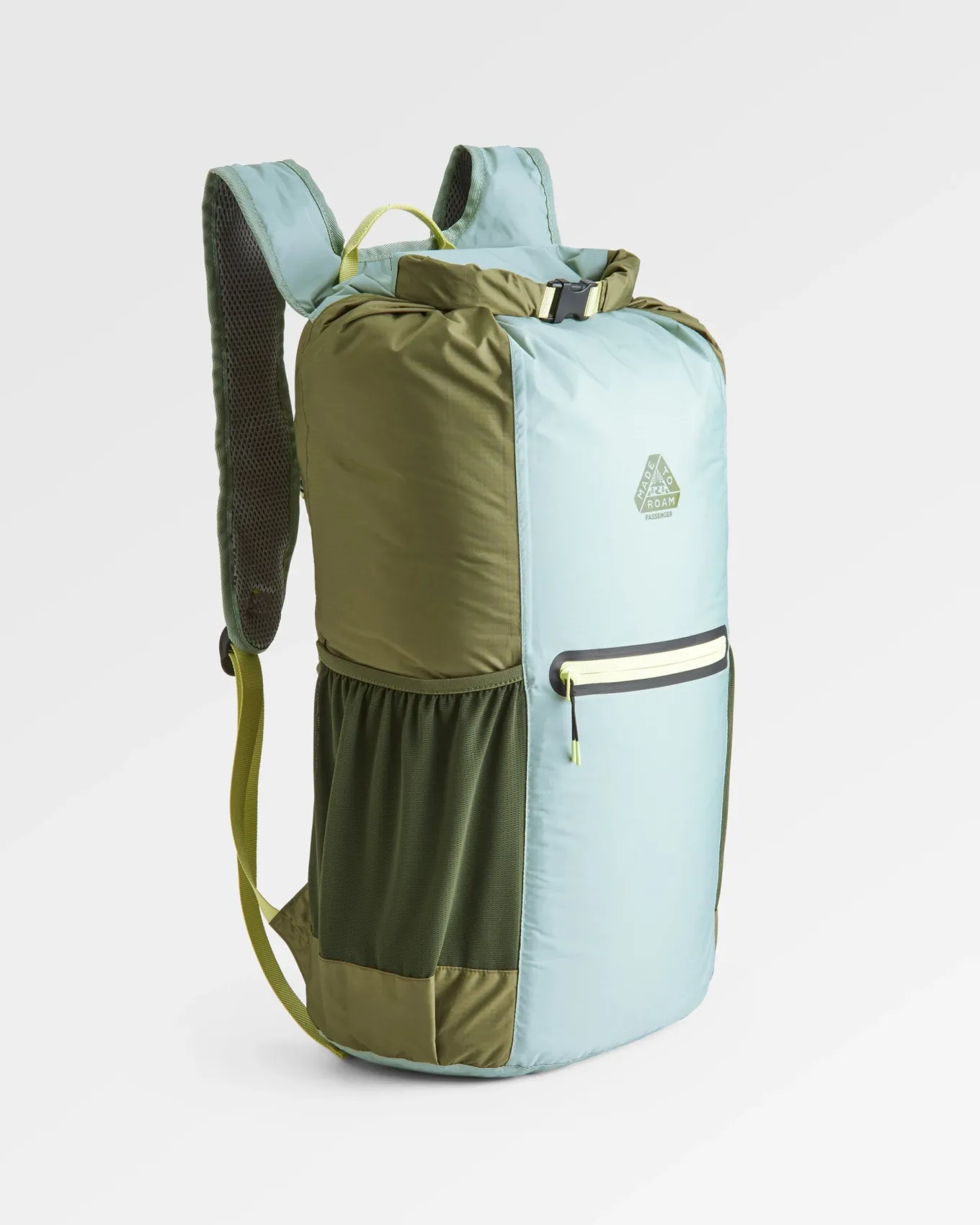 Trail Light Packbarer Rucksack aus recyceltem Material - Khaki