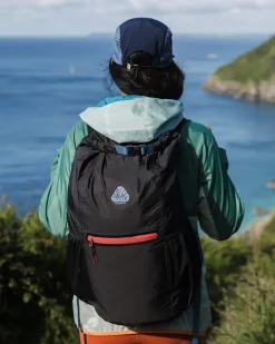 Trail Light Packbarer Rucksack aus recyceltem Material - Schwarz