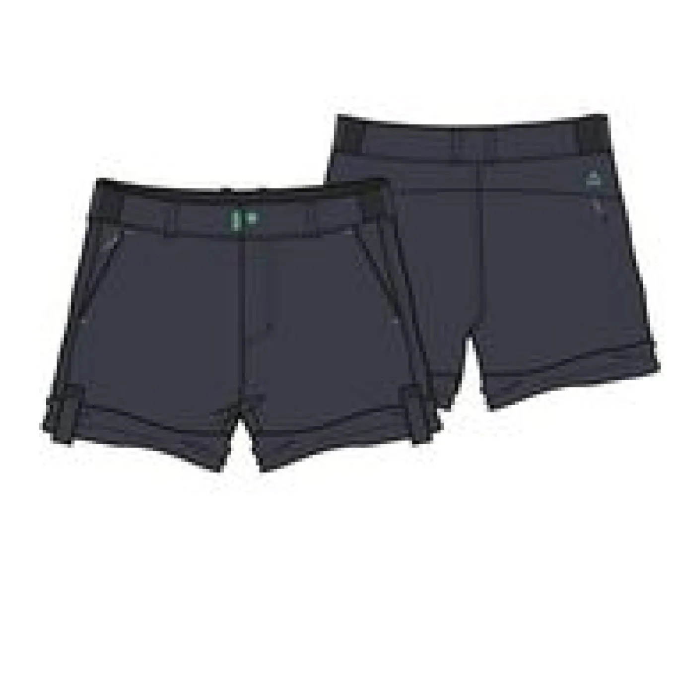 365 Trail Roll Up Shorts - Holzkohle