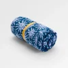 Travel Handtuch aus recycelter Mikrofaser - Seegras Blauer Stahl
