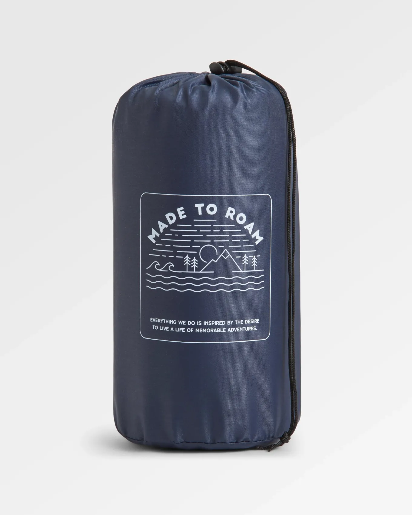 Travel Handtuch aus recycelter Mikrofaser - Seegras Blauer Stahl
