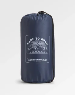 Travel Handtuch aus recycelter Mikrofaser - Seegras Kieselgrau