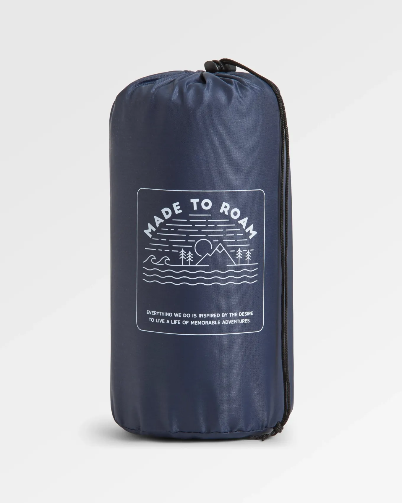 Travel Handtuch aus recycelter Mikrofaser - Seegras Kieselgrau