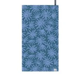 Travel Handtuch aus recycelter Mikrofaser - Seegras Blauer Stahl