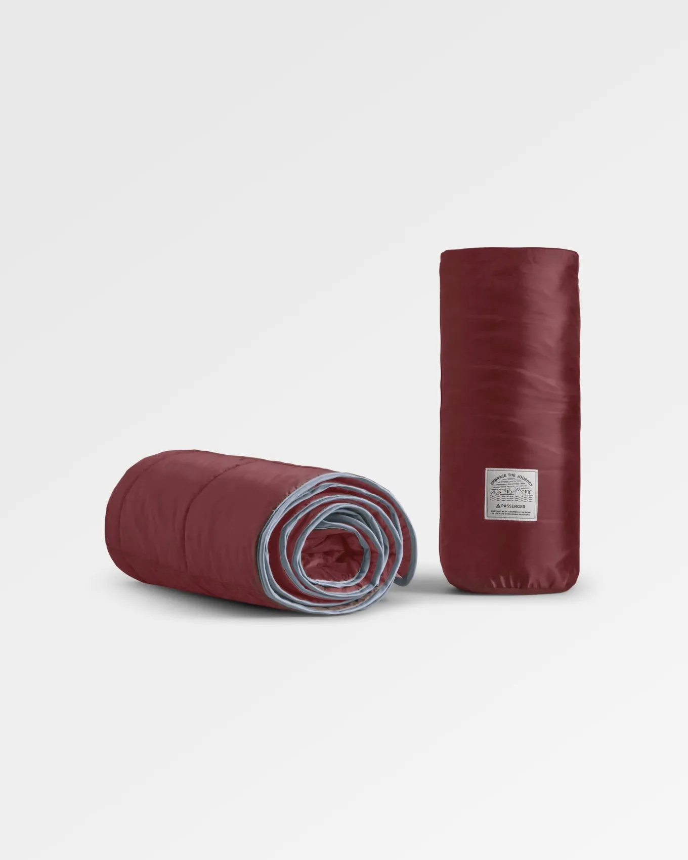 Travel Recycelte Ripstop Decke - Weinrot