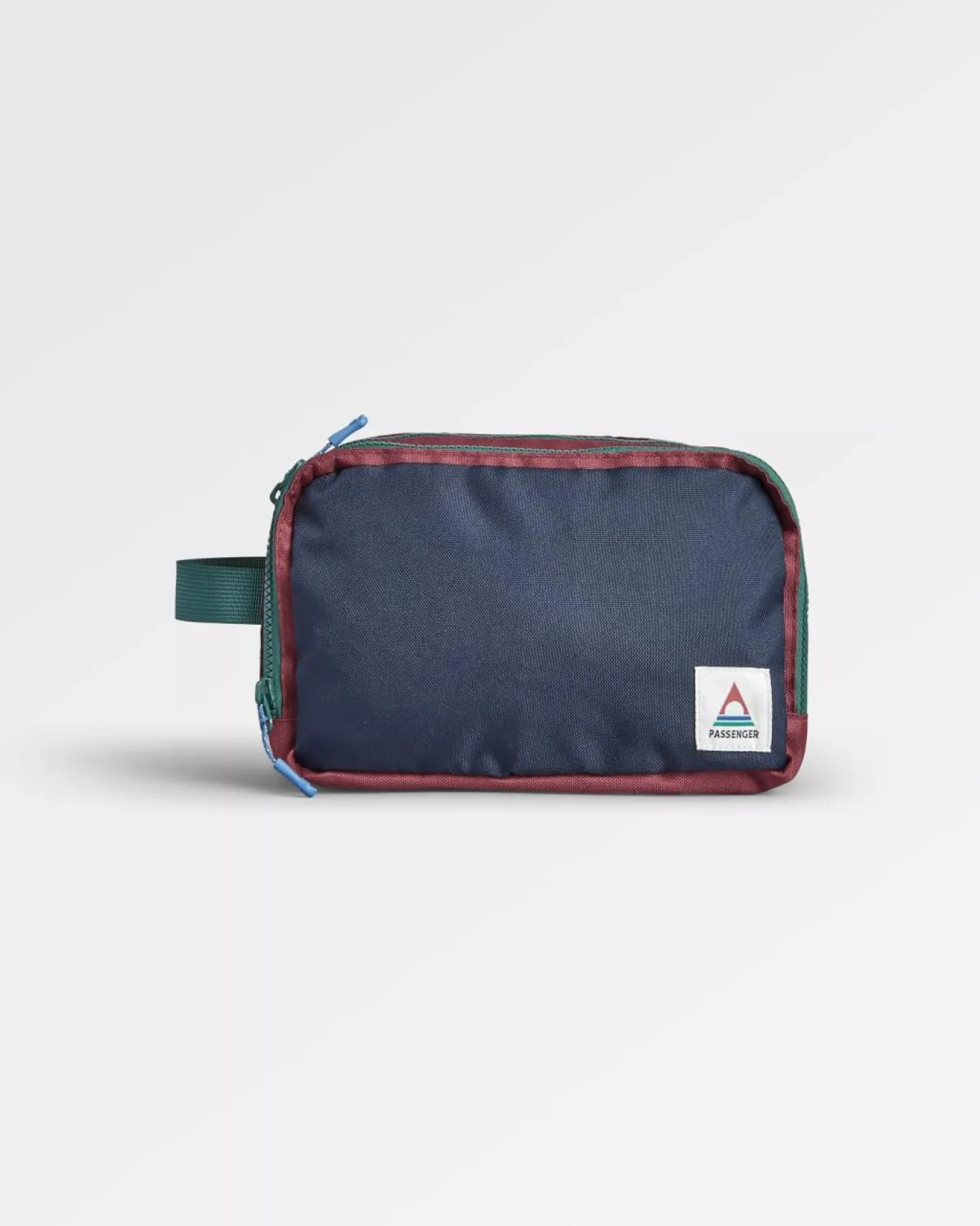 Travel Waschtasche aus recyceltem Material - Samba/ Tiefes Marineblau