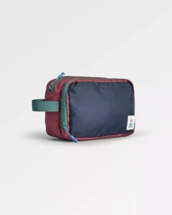 Travel Waschtasche aus recyceltem Material - Samba/ Tiefes Marineblau