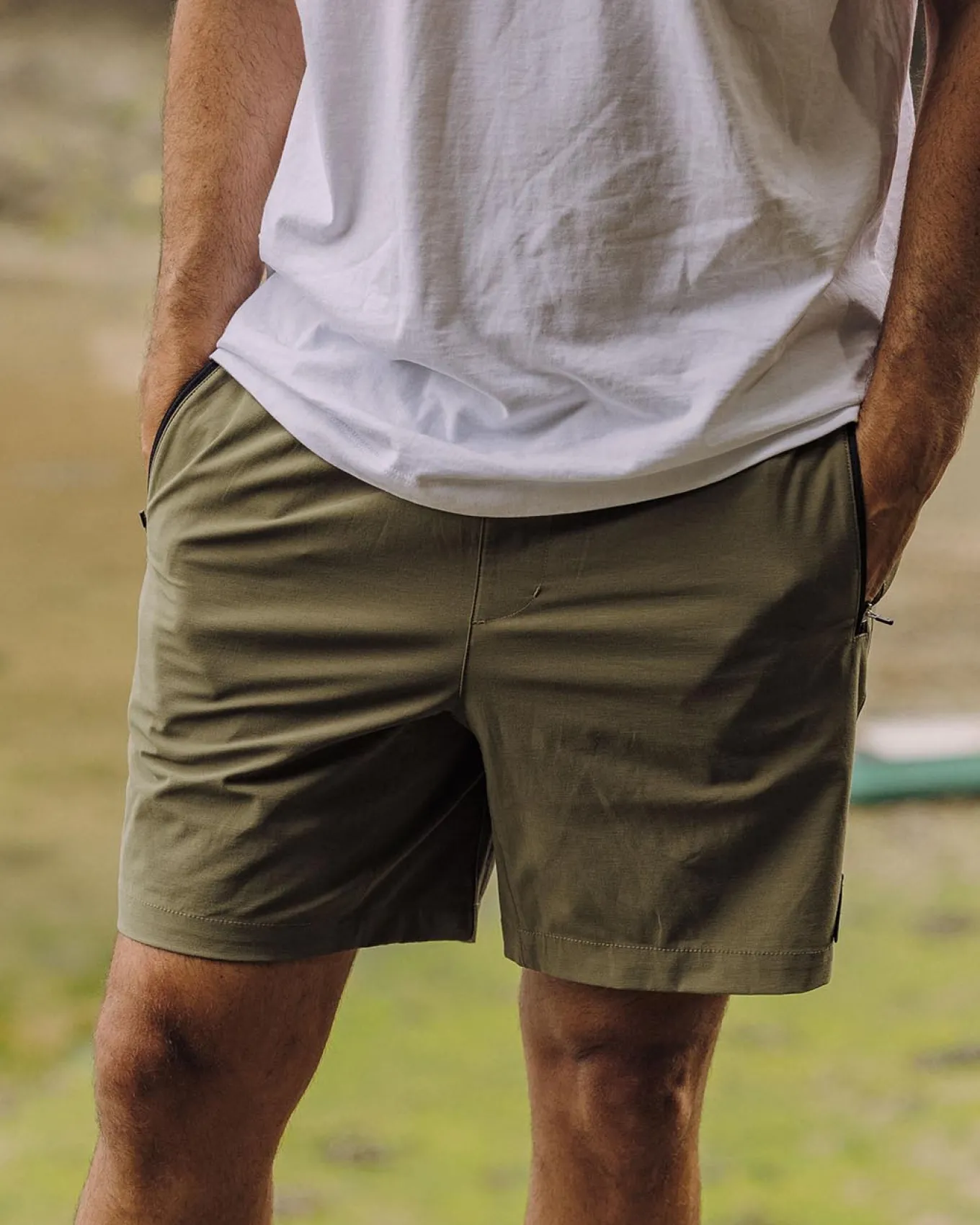 Traveller Bio Allzweck-Shorts - Khaki