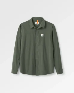 Traveller Stretchhemd - Khaki