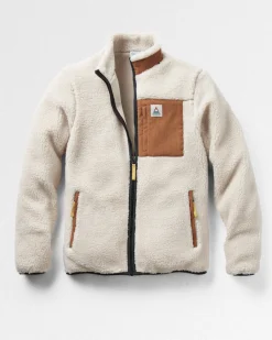 Trekker Recyceltes Tiefflor-Sherpa-Fleece - Warmer Elfenbein