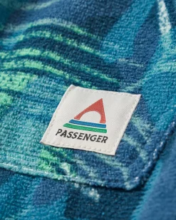 Tulum Recycelter Surf-Poncho - Palm Camo Moonlight