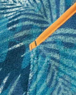 Tulum Recycelter Surf-Poncho - Palm Camo Moonlight