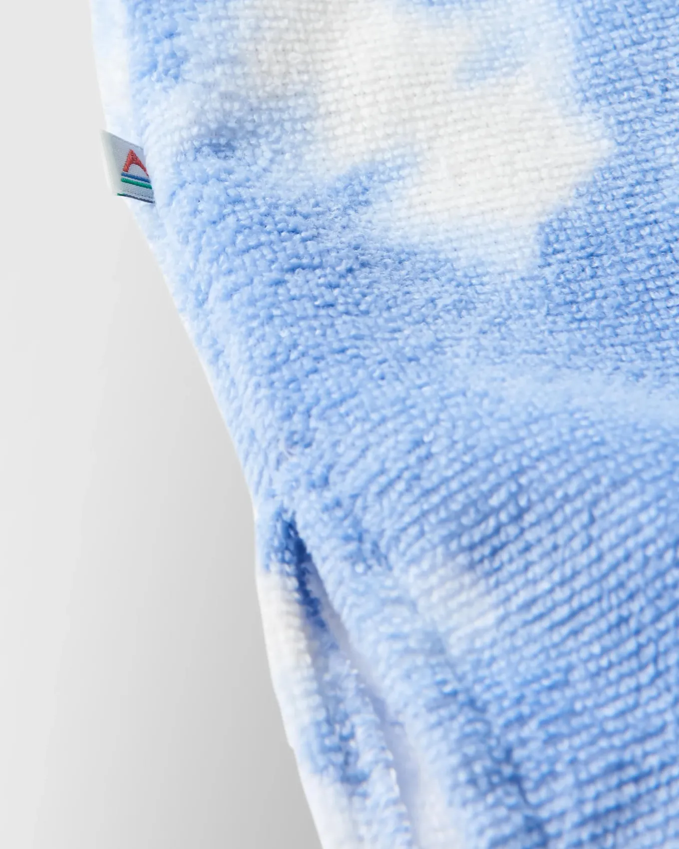 Tulum Recycelter Surf-Poncho - Tie Dye Kornblume