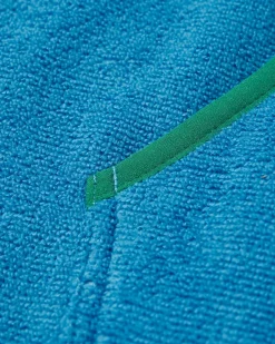 Tulum Recycled Towel Surf-Poncho - Moonlight Blue/Dark Denim