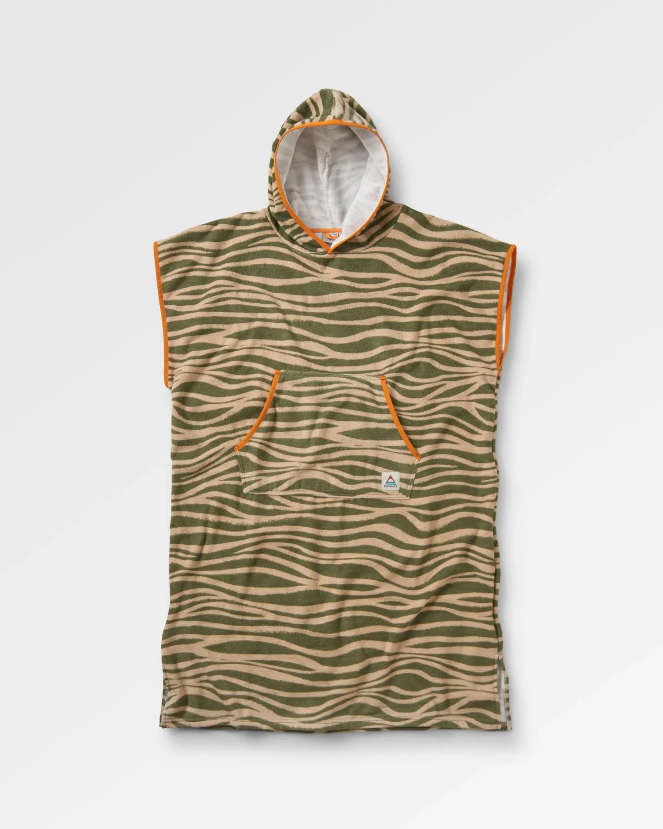 Tulum Recycled Towel Surf-Poncho - Strata Khaki