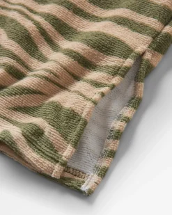 Tulum Recycled Towel Surf-Poncho - Strata Khaki