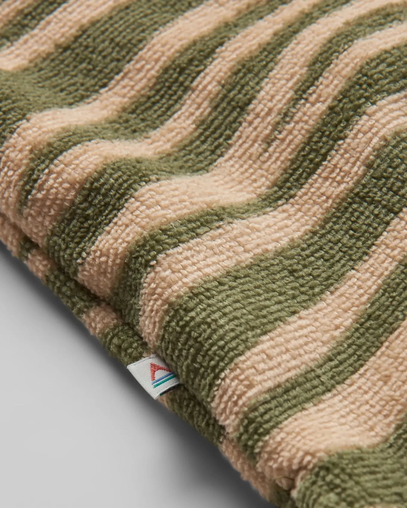 Tulum Recycled Towel Surf-Poncho - Strata Khaki