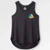 Twist Recyceltes Aktiv Top - Schwarz