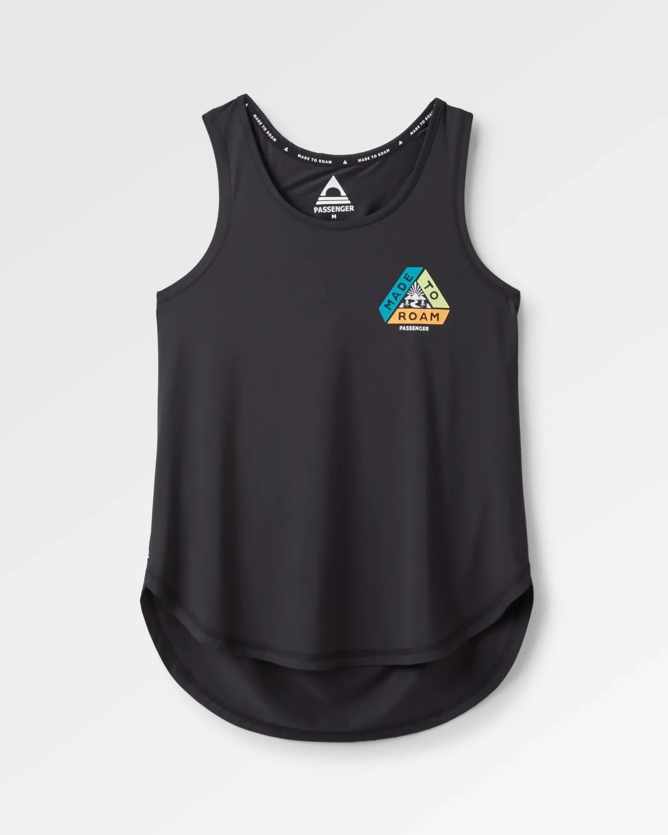 Twist Recyceltes Aktiv Top - Schwarz