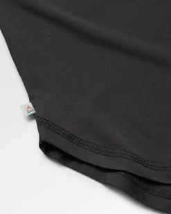Twist Recyceltes Aktiv Top - Schwarz