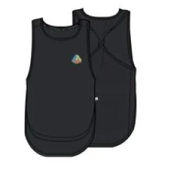 Twist Recyceltes Aktiv Top - Schwarz