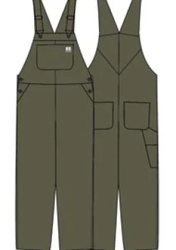 Vantage 2.0 Bio-Baumwoll-Latzhose - Khaki
