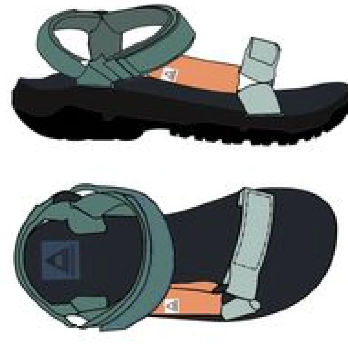 Venice Roam Sandale - Tiefsee Multi