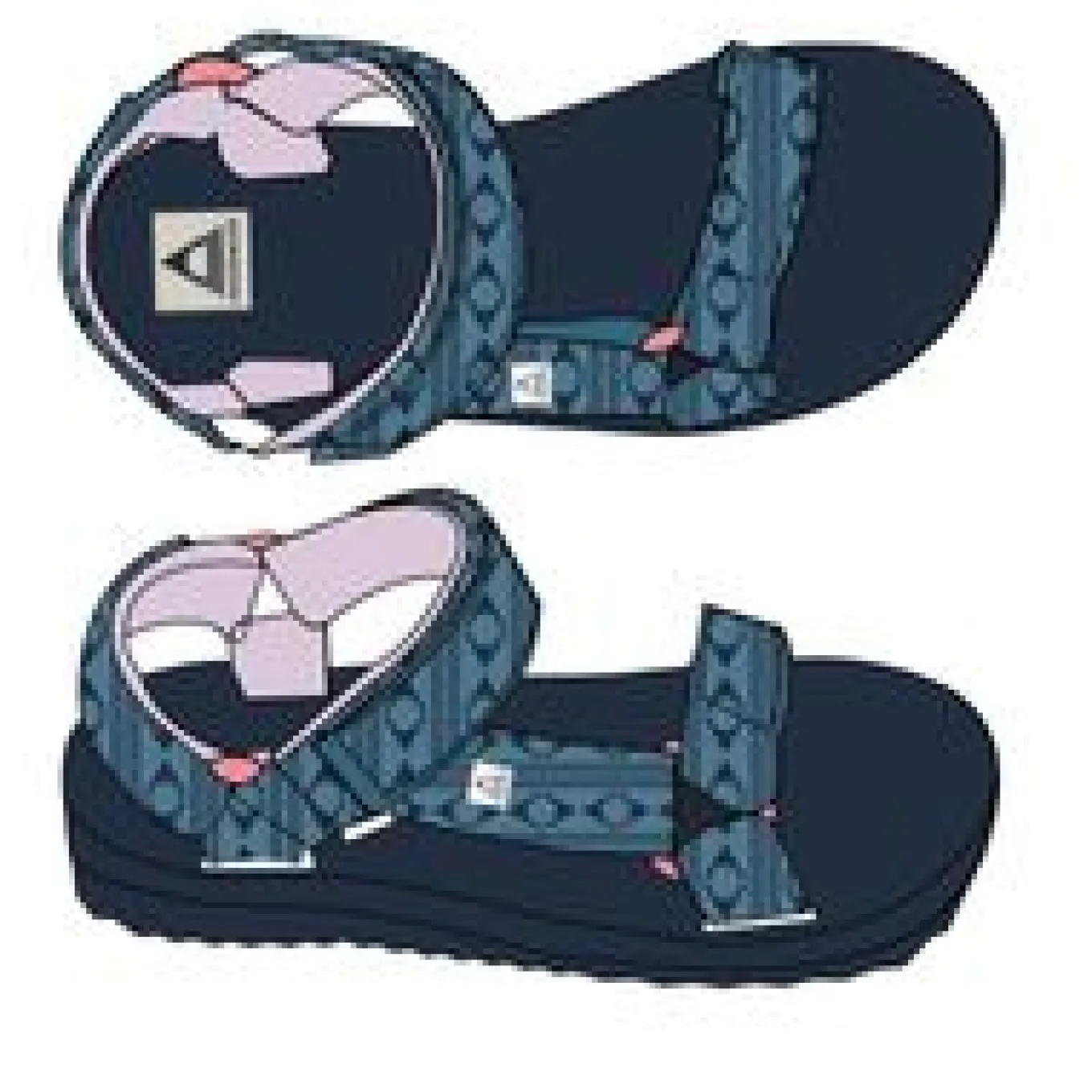 Venice Sandale - Tide Blau Multi
