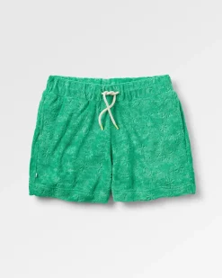 Vibes Texturierte Shorts - Grüne Fichte