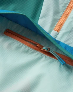 Viento Recycelte Windjacke Anorak - Surf Spray/Tiefsee