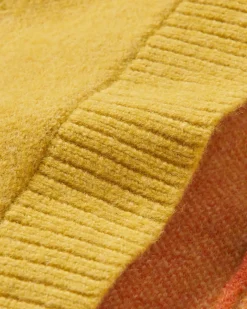 Vista Recycelter Strickcardigan - Bernsteingold