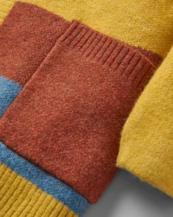 Vista Recycelter Strickcardigan - Bernsteingold