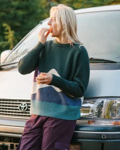Vista Recycelter Strickpullover - Regenwald