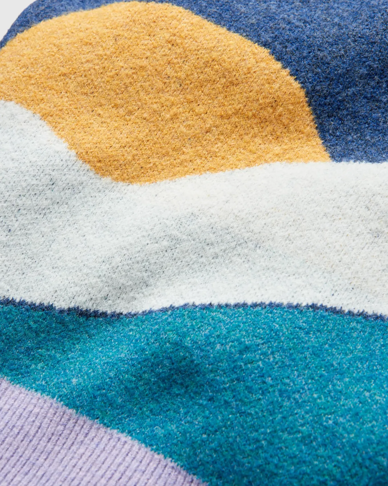Vista Recycelter Strickpullover - Dunkler Denim