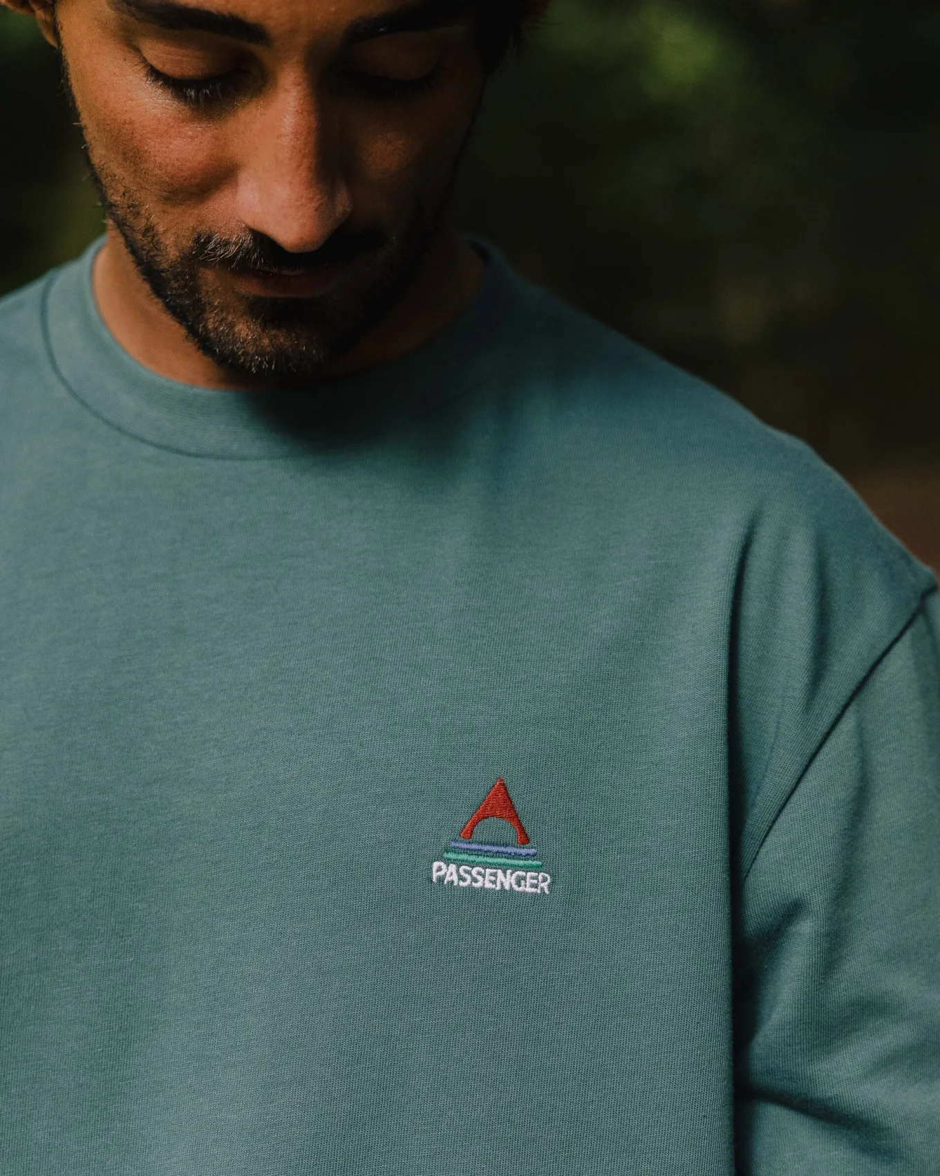 Vita Bio-Langarmshirt entspannte Passform - Tiefsee