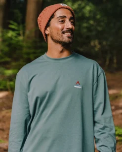 Vita Bio-Langarmshirt entspannte Passform - Tiefsee