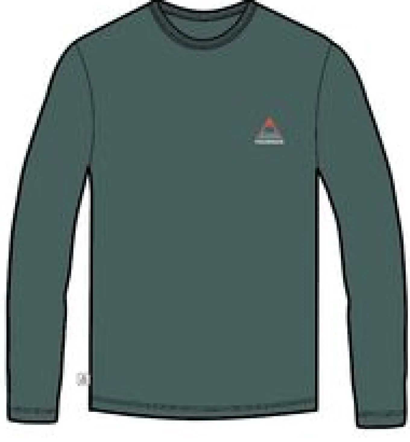 Vita Bio-Langarmshirt entspannte Passform - Tiefsee