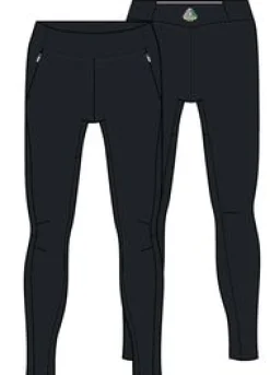 Wanderlust 4-Wege-Stretch-Leggings - Schwarz