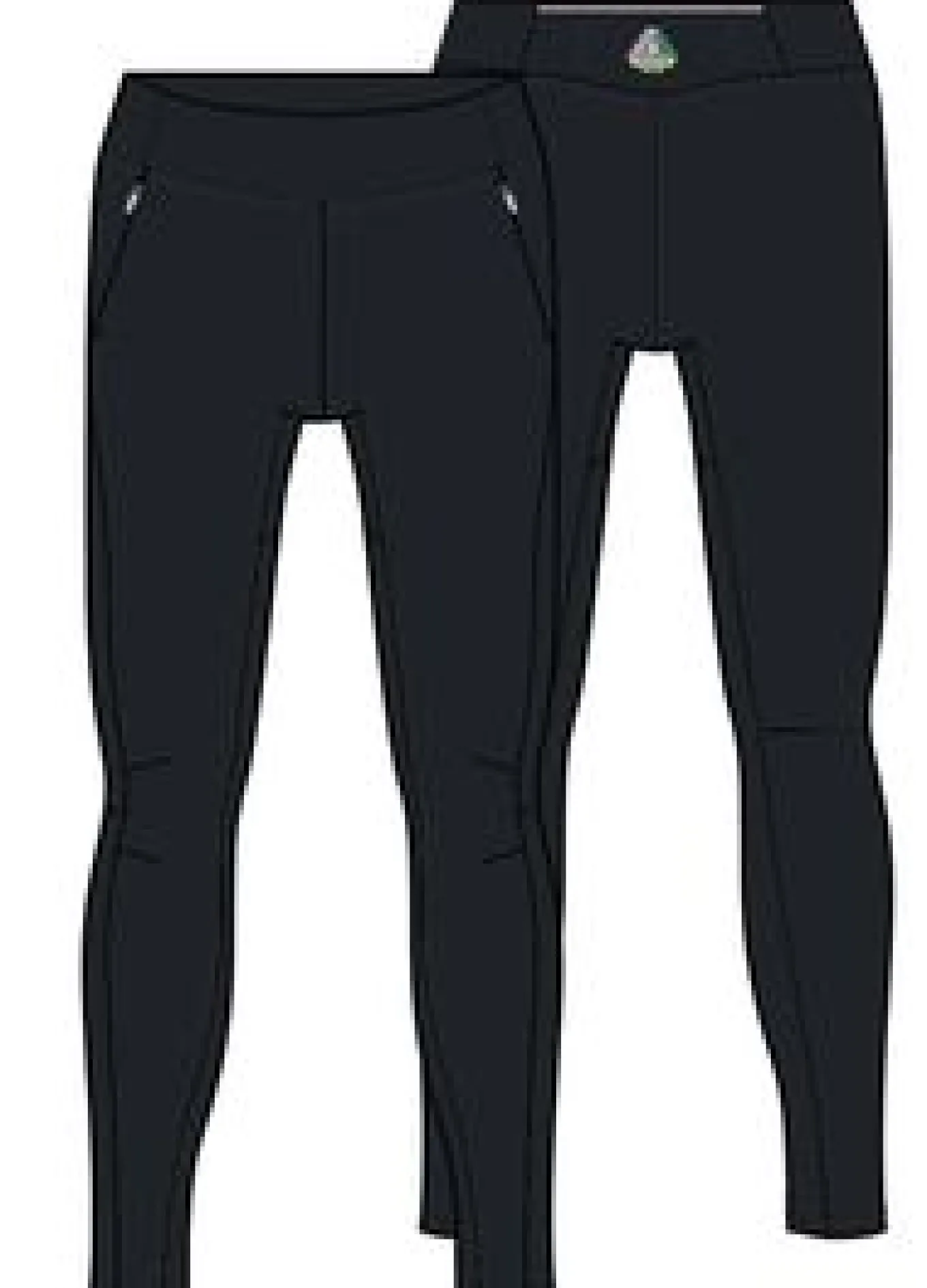 Wanderlust 4-Wege-Stretch-Leggings - Schwarz