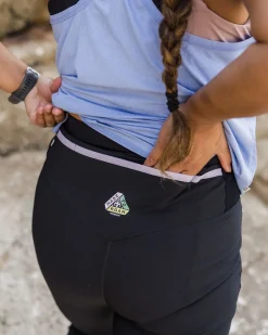 Wanderlust 4-Wege-Stretch-Leggings - Schwarz
