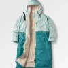 Waves Recycelter Sherpa Gefütterter Surf-Poncho - Surf Spray/Tiefsee