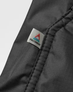 Waves Recycelter Sherpa Gefütterter Surf-Poncho - Schwarz/Khaki