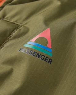 Waves Recycelter Sherpa Gefütterter Surf-Poncho - Schwarz/Khaki