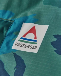 Waves Recycelter Sherpa Gefütterter Surf-Poncho - Alpen-Tarnung Regenwald