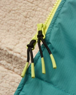 Waves Recycelter Sherpa Gefütterter Surf-Poncho - Surf Spray/Tiefsee