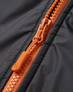 Waves Recycelter Sherpa Gefütterter Surf-Poncho - Schwarz/Khaki