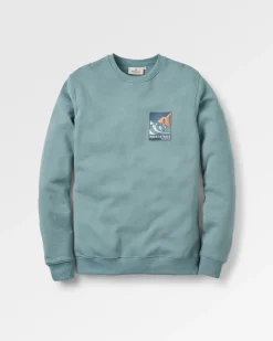 Waves u0026 Trees Bio-Baumwoll-Sweatshirt - Stürmische See