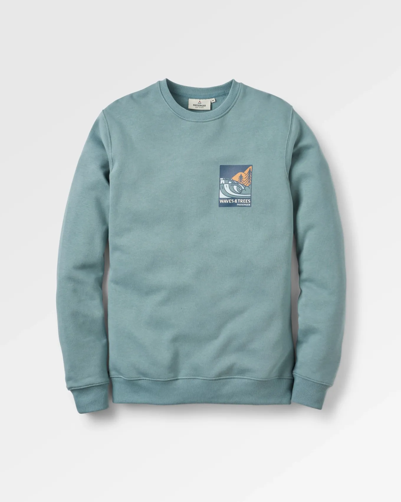 Waves u0026 Trees Bio-Baumwoll-Sweatshirt - Stürmische See