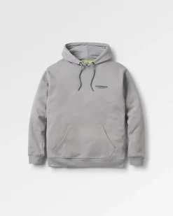 Waves u0026 Trees Bio-Baumwoll-Hoodie - Stahlgrau